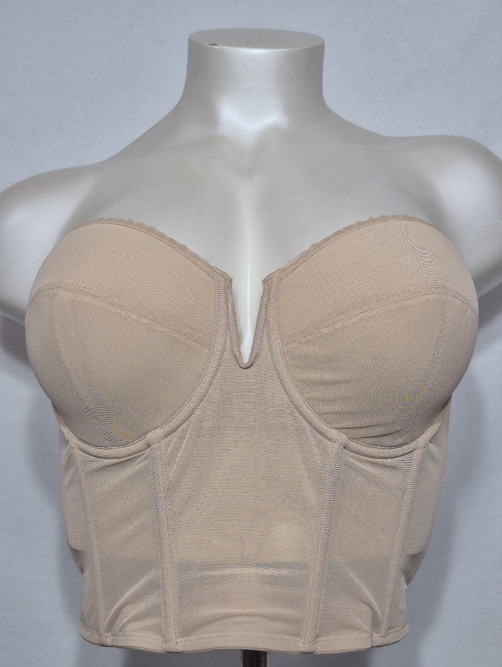 40D Dominique 6390 Valerie V Wire Backless Strapless Bridal Underwire Bra Mocha